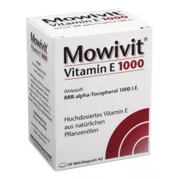 MOWIVIT E Vitamini 1000 kapsül, 50 adet