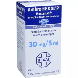 AMBROHEXAL S öksürük şurubu 30 mg/5 ml, 100 ml