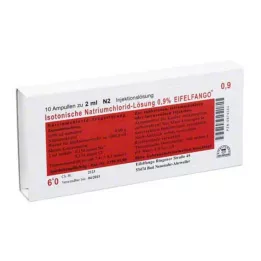 ISOTONISCHE NaCl çözeltisi %0,9 Eifelfango Inj.-Lsg., 10X2 ml