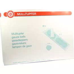 MULLTUPFER erik büyüklüğü 2+3 steril set, 30 adet