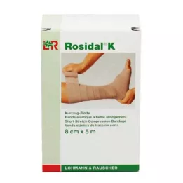 ROSIDAL K bandajı 8 cmx5 m, 1 adet