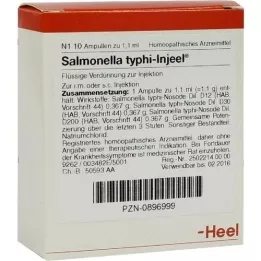 SALMONELLA TYPHI Injeel ampuller, 10 adet