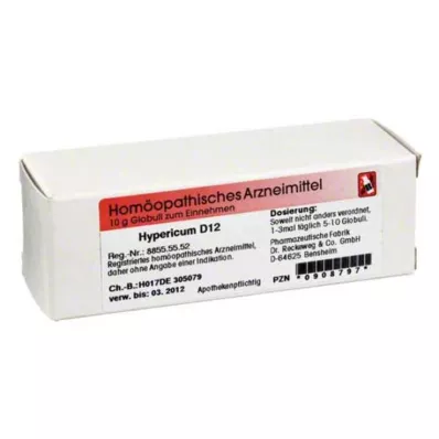 HYPERICUM D 12 kürecik, 10 g HYPERICUM D 12 kürecik, 10 g
