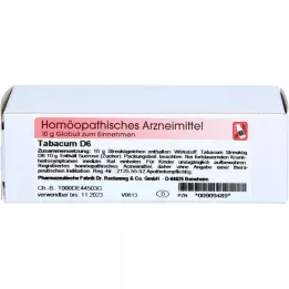 TABACUM D 6 kürecik, 10 g