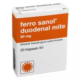 FERRO SANOL duodenum akarı 50 mg mide dirençli tablet, 20 adet