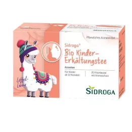 SIDROGA Organik Çocuklar İçin Soğuk Çay Filtre Poşetleri, 20X1,5 gr