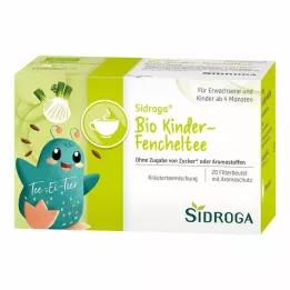 SIDROGA Organik Çocuk Rezene Çayı Filtre Poşetleri, 20X2,0 g