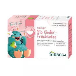 SIDROGA Organik Çocuk Meyve Çayı Filtre Poşetleri, 20X1,5 gr