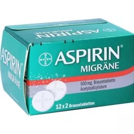 ASPIRIN MIGRÄNE Efervesan tabletler, 24 adet