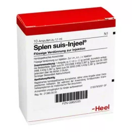 SPLEN suis Injeel ampuller, 10 adet