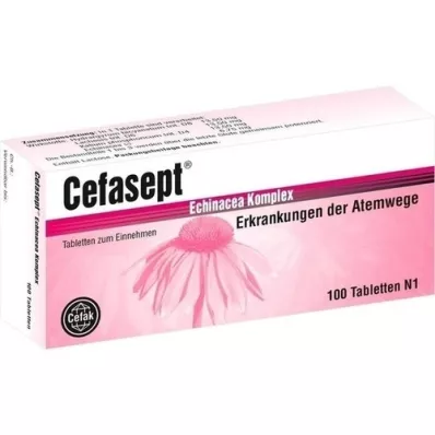 CEFASEPT Ekinezya kompleksi tabletleri, 100 adet CEFASEPT Ekinezya kompleksi tabletleri, 100 adet
