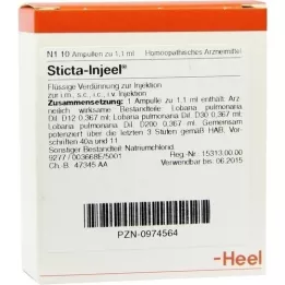 STICTA INJEEL Ampuller, 10 adet