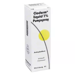 CLODERM Sıvı %1 pompa spreyi, 30 ml