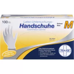 HANDSCHUHE Tek kullanımlık lateks pudrasız M, 100 adet
