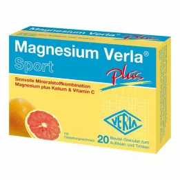 MAGNESIUM VERLA artı granüller, 20 adet