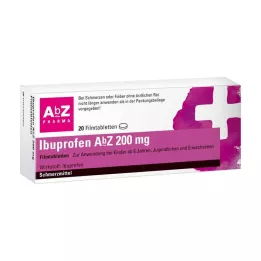 IBUPROFEN AbZ 200 mg film kaplı tablet, 20 adet