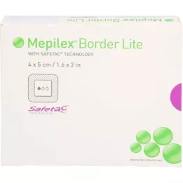 MEPILEX Border Lite köpük konektörü 4x5 cm steril, 10 adet