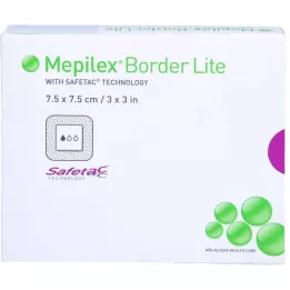 MEPILEX Border Lite köpük bağlantısı 7,5x7,5 cm steril, 5 adet