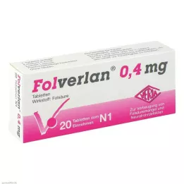 FOLVERLAN 0,4 mg tabletler, 20 adet
