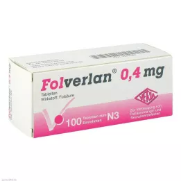 FOLVERLAN 0,4 mg tabletler, 100 adet