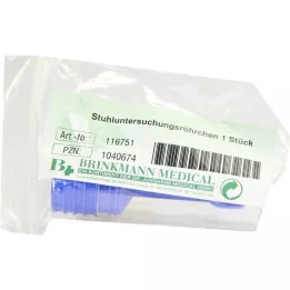 STUHLUNTERSUCHUNGSRÖHRCHEN Plastik, 1 adet