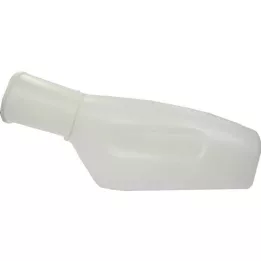 URINFLASCHE Mann plastik 1 l yuvarlak sütlü, 1 adet