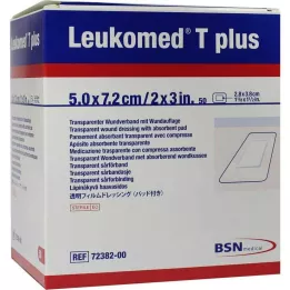 LEUKOMED transp.plus steril sıvalar 5x7,2 cm, 50 adet