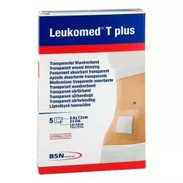 LEUKOMED transp.plus steril alçı 5x7,2 cm, 5 adet