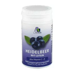 HEIDELBEER KAPSELN+Lutein+C+E, 60 adet