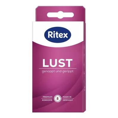 RITEX Şehvet Kondomları, 8 adet