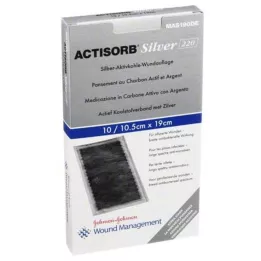 ACTISORB 220 Gümüş 10,5x19 cm steril kompres, 10 adet