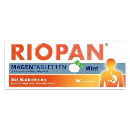 RIOPAN Magen Tabletten Mint 800 mg çiğneme tabletleri, 100 adet