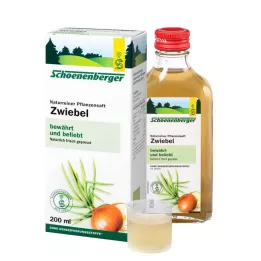 ZWIEBELSAFT doğal Schoenenberger, 200 ml