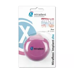 MIRADENT Diş ipi Mirafloss İmplant CHX ince, 50X15 cm