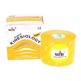 NASARA Kinesiotape 5 cmx5 m sarı, 1 adet