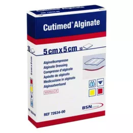 CUTIMED Aljinat Aljinat kompresleri 5x5 cm, 10 adet