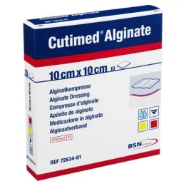 Cutimed Aljinat Aljinat kompresleri 10x10cm, 10 adet