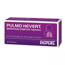 PULMO HEVERT Bronşial kompleks tabletler, 40 adet