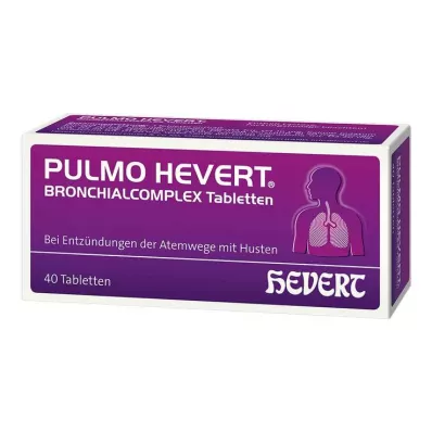PULMO HEVERT Bronşial kompleks tabletler, 40 adet PULMO HEVERT Bronşial kompleks tabletler, 40 adet