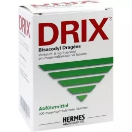 DRIX Bisakodil draje, 200 adet