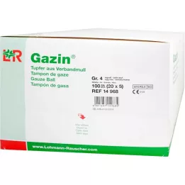 GAZIN Yumurta steril 2+3 koruyucu r.o.RK swablar, 100 adet