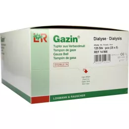 GAZIN Koruyucu halkalı 2+3 steril diyaliz çubukları, 125 adet