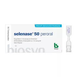 SELENASE 50 oral kullanım için peroral solüsyon, 50X1 ml