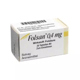 FOLSAN 0,4 mg tabletler, 20 adet