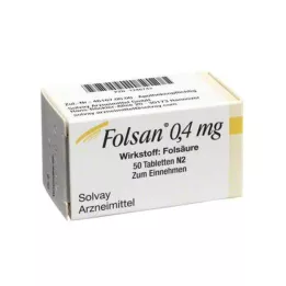 FOLSAN 0,4 mg tabletler, 50 adet