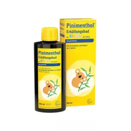 PINIMENTHOL 2 yaşından büyük çocuklar için soğuk banyo, Okaliptüs, 190 ml
