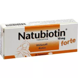 NATUBIOTIN 10 mg forte tablet, 20 adet
