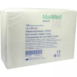 VLIESKOMPRESSEN 10x20 cm steril olmayan 6 katlı, 100 adet