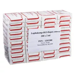 LOPHAKOMP B 12 Depo 1000 μg enjeksiyon solüsyonu, 200X2 ml
