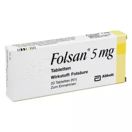 FOLSAN 5 mg tabletler, 20 adet